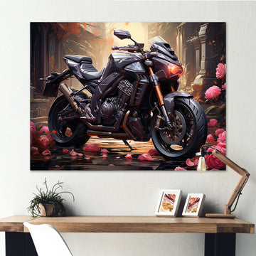 Fastest Bike Harmony - Motorcycle Canvas Wall Art